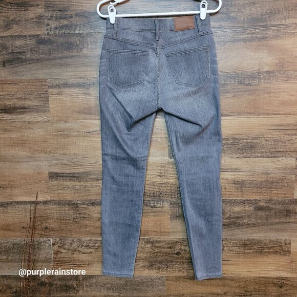 Madewell Jeans Size 26 High Riser 9" Skinny Skinny Shaw Wash Stretch Denim - Picture 2 of 10